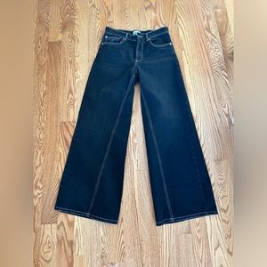 GANNI jeans black maxi jeans
